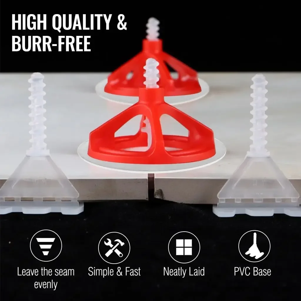 Spiral Ceramic Tile Leveling System Reusable Tile Leveler Spacer Baseplates For Laying Wall Floor Fixing Construction Tools tile spacers tile leveling clips tile leveling tools