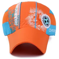 Summer Children Quick-Drying Baseball Cap Boys Girls Primary School Students Football Mesh Cap Outdoor Adjustable Sport Sun Cap 2