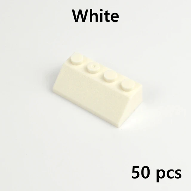 Creative Educational Building Block Roof Tile Slope - Thick Figure Assembly Toy Set
