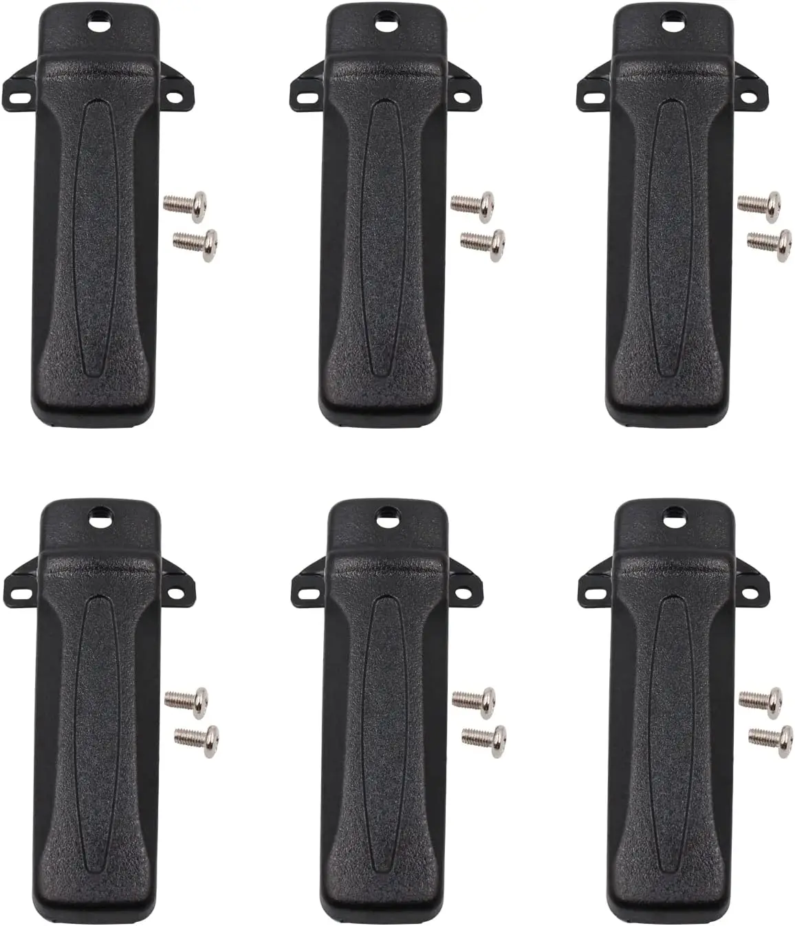 8 Pcs KBH-10 Belt Clip Compatible KENWOOD NX240 NX340 TK2102G TK2200 TK320 TK3200L TK3202 TK3212 TKD240V TKD340U