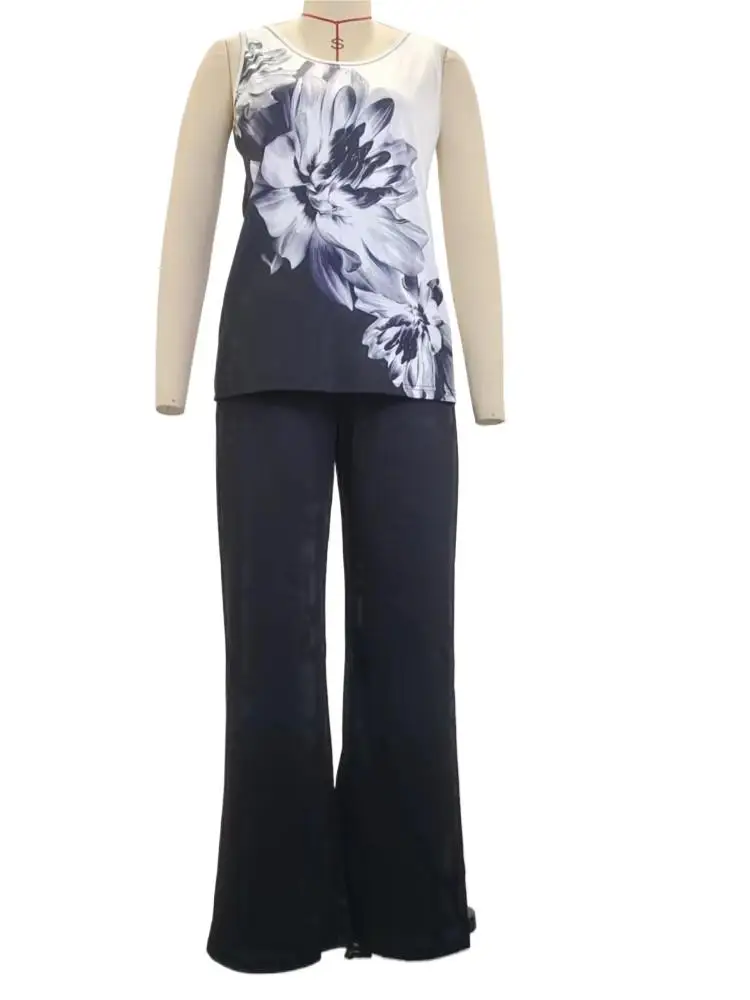 Women Floral Tank Top and Wide Leg Pant Sets