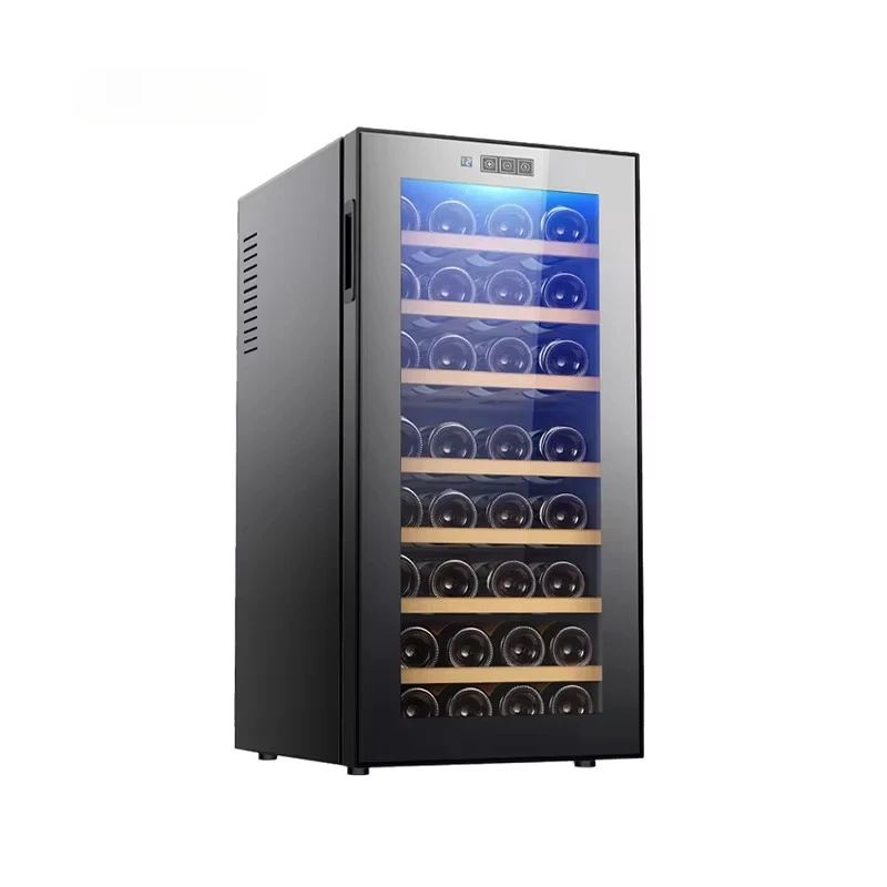 Wine Display Cooler 78L 32 Bottles Wine Refrigerator Cabinet Fridge luxury wine cabinets