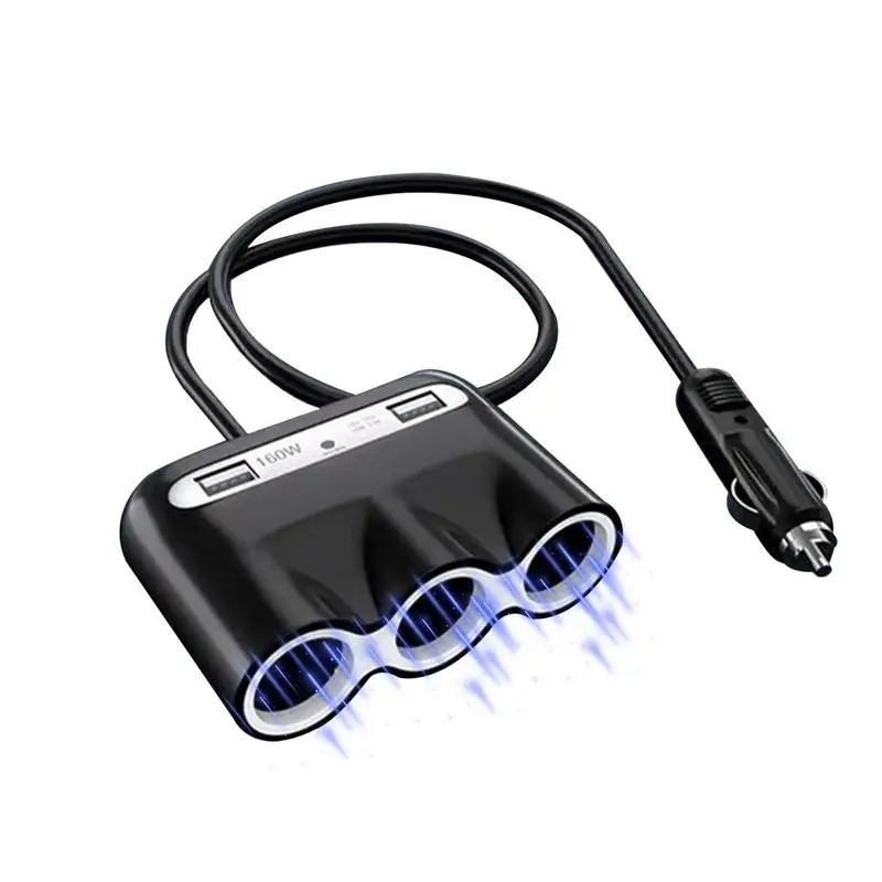 

Портативное автомобильное зарядное устройство USB, автомобильный адаптер для быстрой зарядки, многомерный удлинитель для автомобильной навигации, автомобильный аксессуар для интерьера