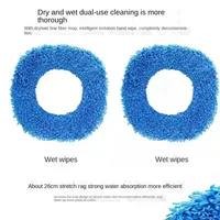 Mop Cloth Blue Floor Cleaning Thorough Decontamination Fiber Mop Wet Mop Cloth Mopping Machine Accessories 2