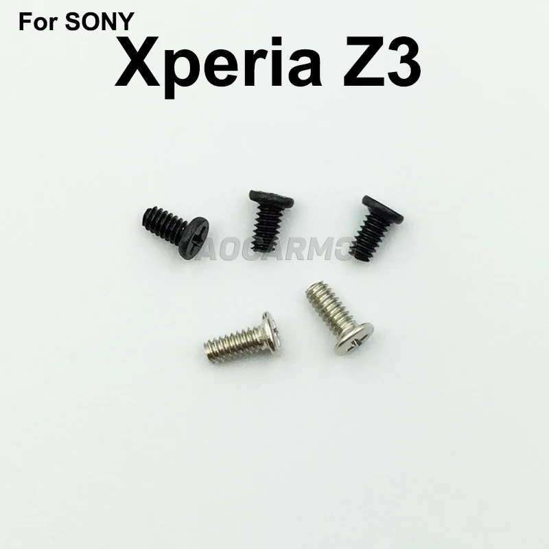 Aocarmo 풀 세트 나사 나사 엑스페리아 Z1 L39H Z2 L50W Z3 Z3Dual Z5 E6633 E6603 E6653 E6683