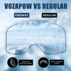 Vozapow Ski Goggles UV400 Glare Protection Skiing Mask Snowboard Accessories Men Women Snow Sunglasses Super View Anti Fog Lens 6