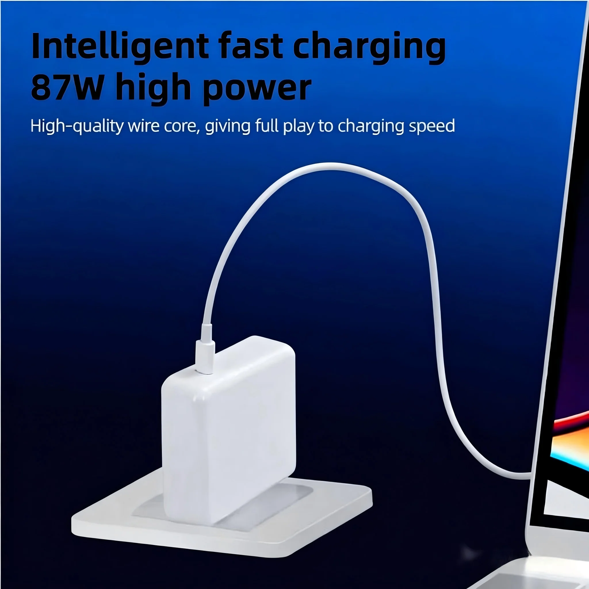 맥북 충전기 A2166 A1718 A1719 A1990 (2018-2021) USB-C 87W KYTD 맥북 에어 13, 맥북 프로 16, 맥북 프로 15, 맥북 프로용