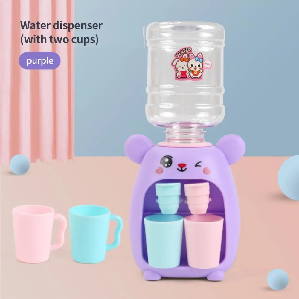 1PCS Mini Water Dispenser Baby Toy Drinking Water Hand Press Bottle Pump Cooler Lifelike Cute Children Cosplsy Props Home