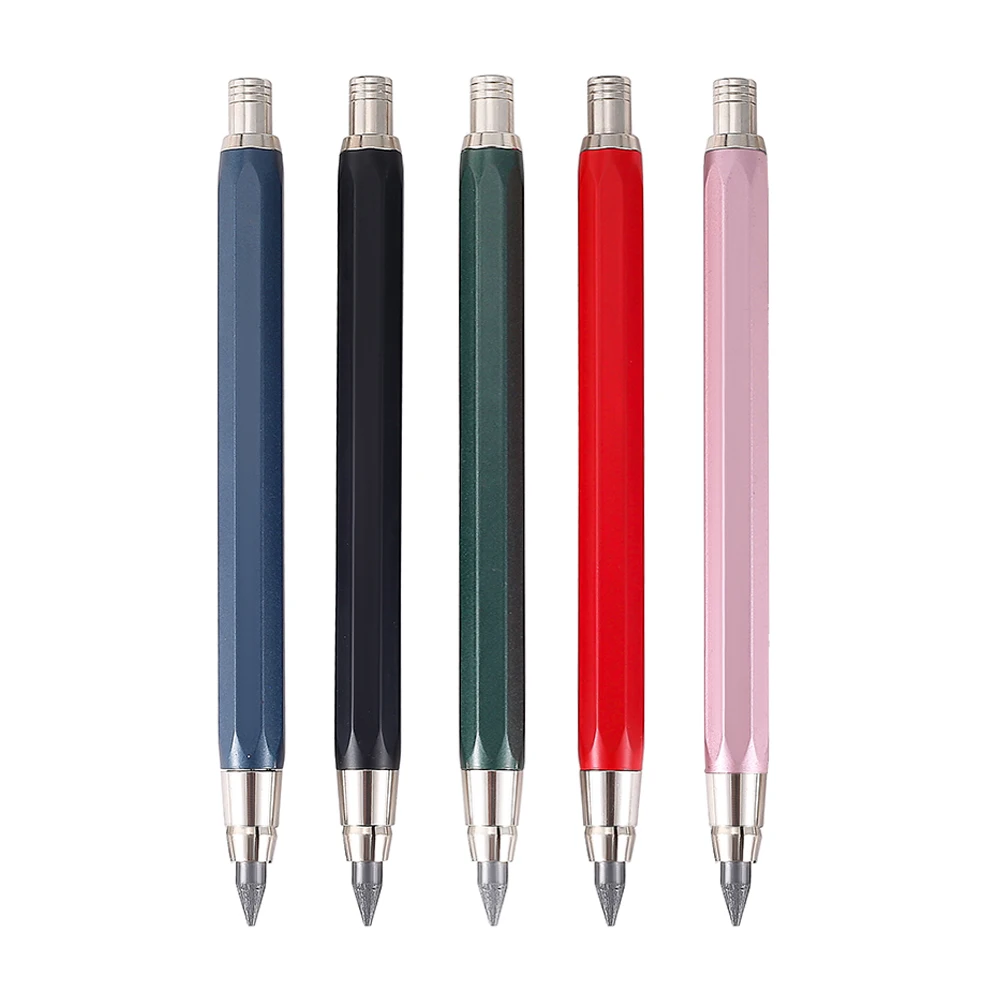 5.6mm Metal Mechanical Pencil Solid Woodworking Pencil for Sketch Drawing woodworking tool ,construction tool 5