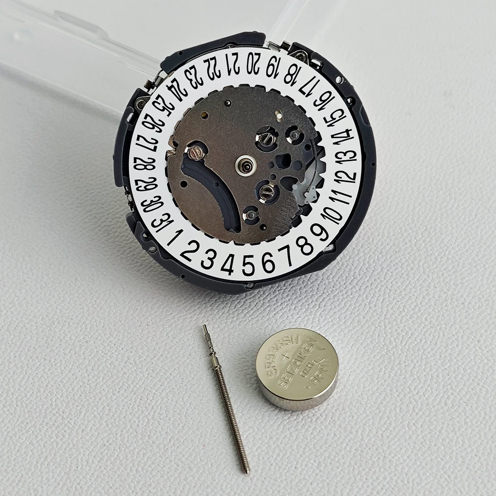 NH35/VK63/VK64 Movement White/Black Datewheel Self-winding High