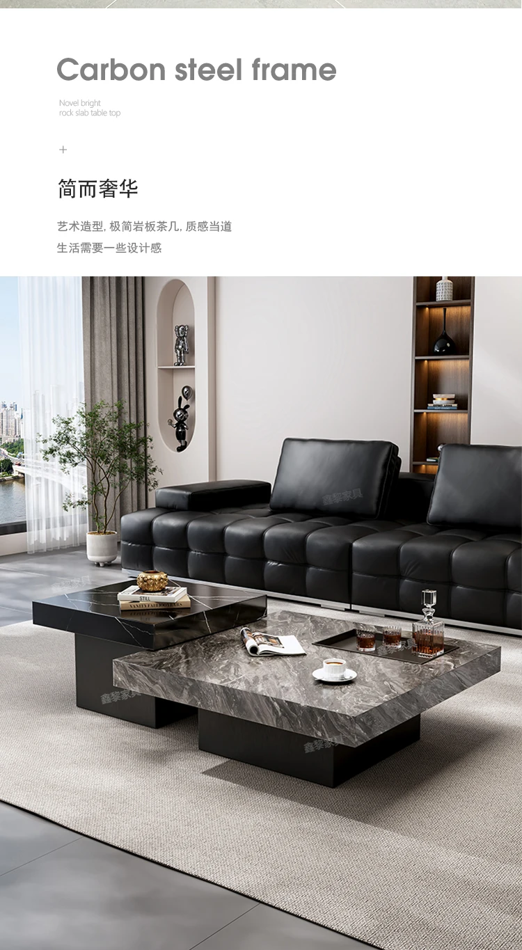 Aesthetic Minimalist Coffee Table Center Computer Dinner Service Coffee Table Sweet Drawers Nordic Glass Couchtisch Furniture