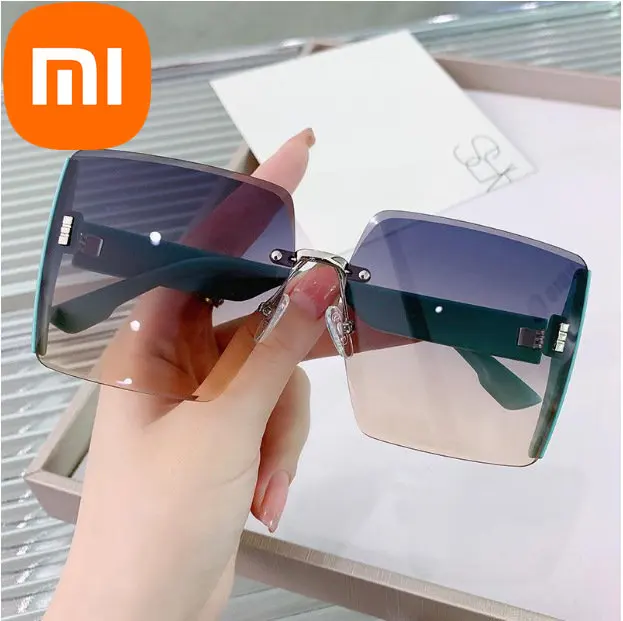 

Xiaomi Sunglasses 2023 New Large Frame Trendy Sunglasses Square Sunglasses Women's Retro Large Frame Trendy Sunglasses