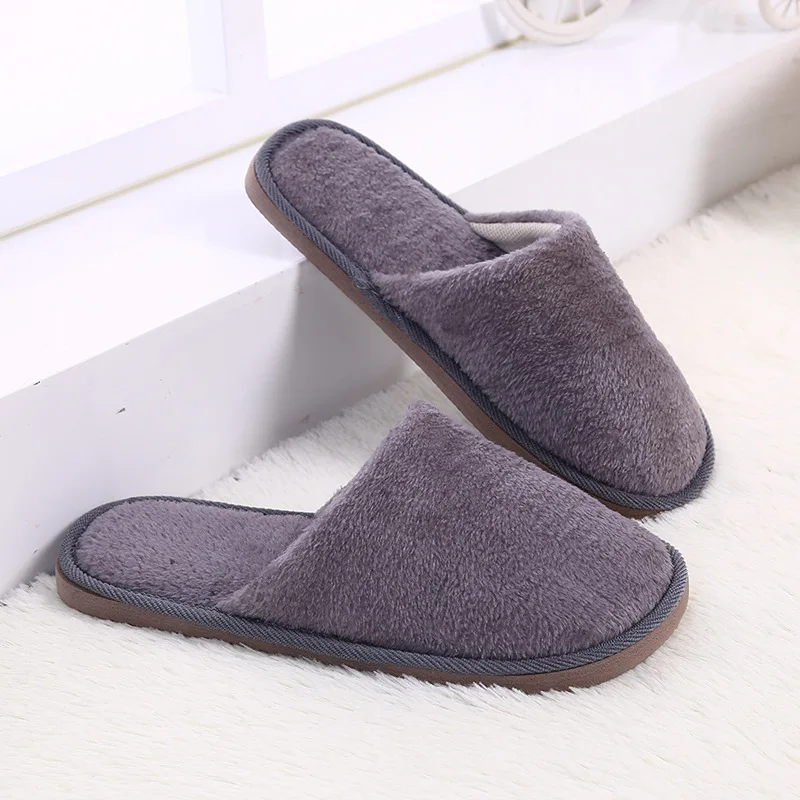 Women Indoor Slippers Thicken Warm Plush Home Shoes Autumn Winter