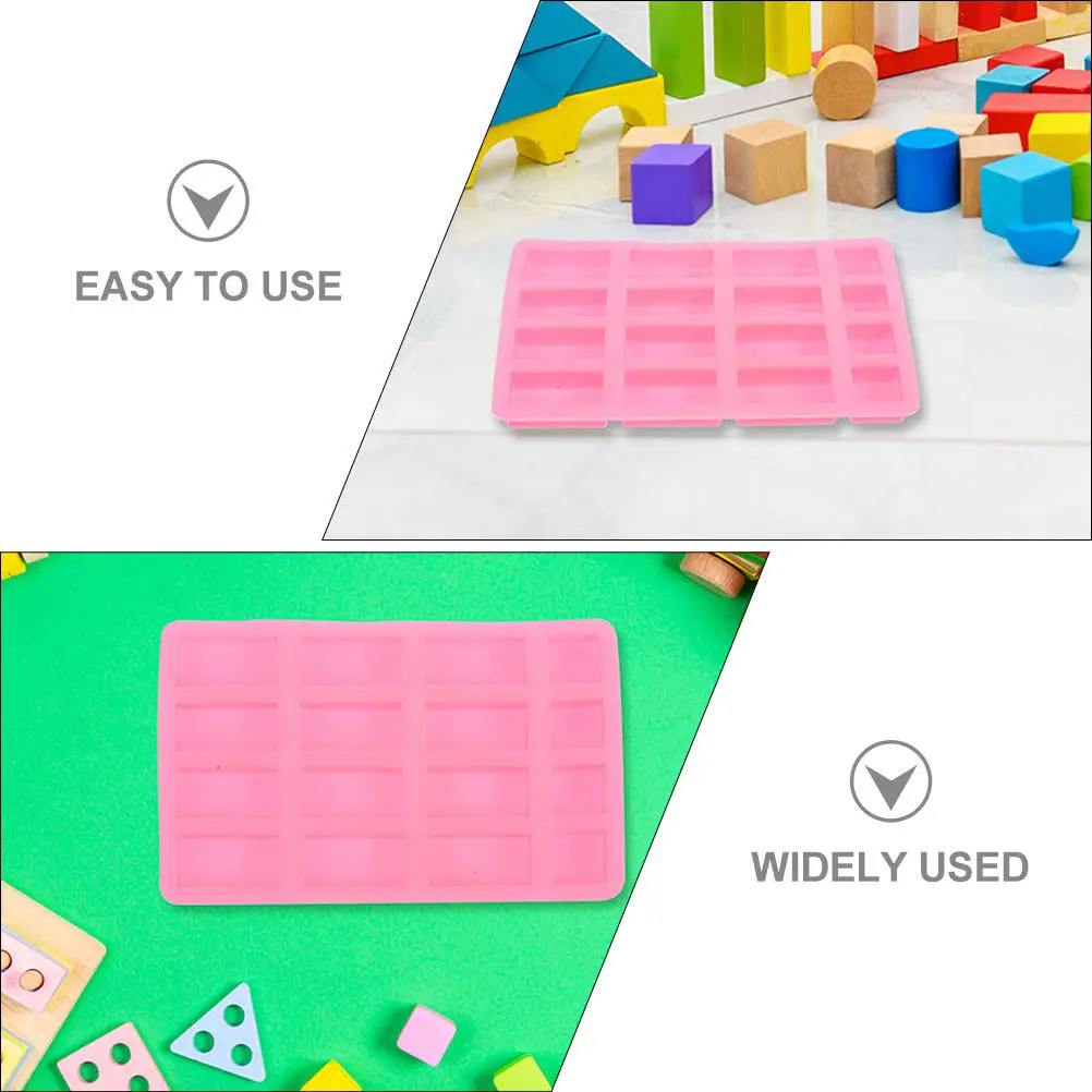 3Pcs 미니어처 벽돌 금형 DIY 모래 테이블 벽돌 만들기용 실리콘 금형 마이크로 풍경 건축 풍경 모형 모래 테이블 액세서리