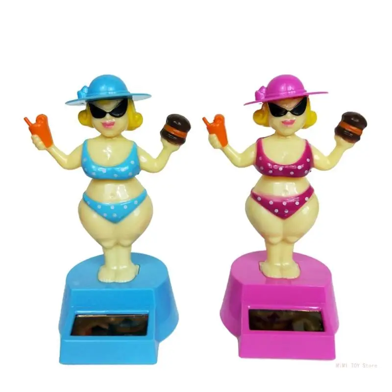 Car Dashboard Decor Solar Dancer Figure Windowsill / Car Dashboard Decoration Swinging Vibrant Fashion Car Decor