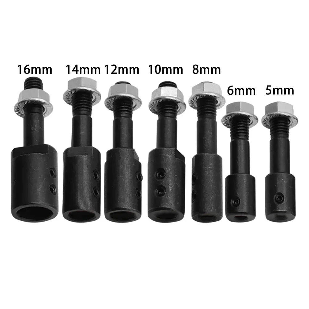 Motor Shaft Arbor Coupler Extender Sleeve Spindle Couple Chuck Adapter Convert Bench Grinder Extension Rod Buff Wheel Rotary