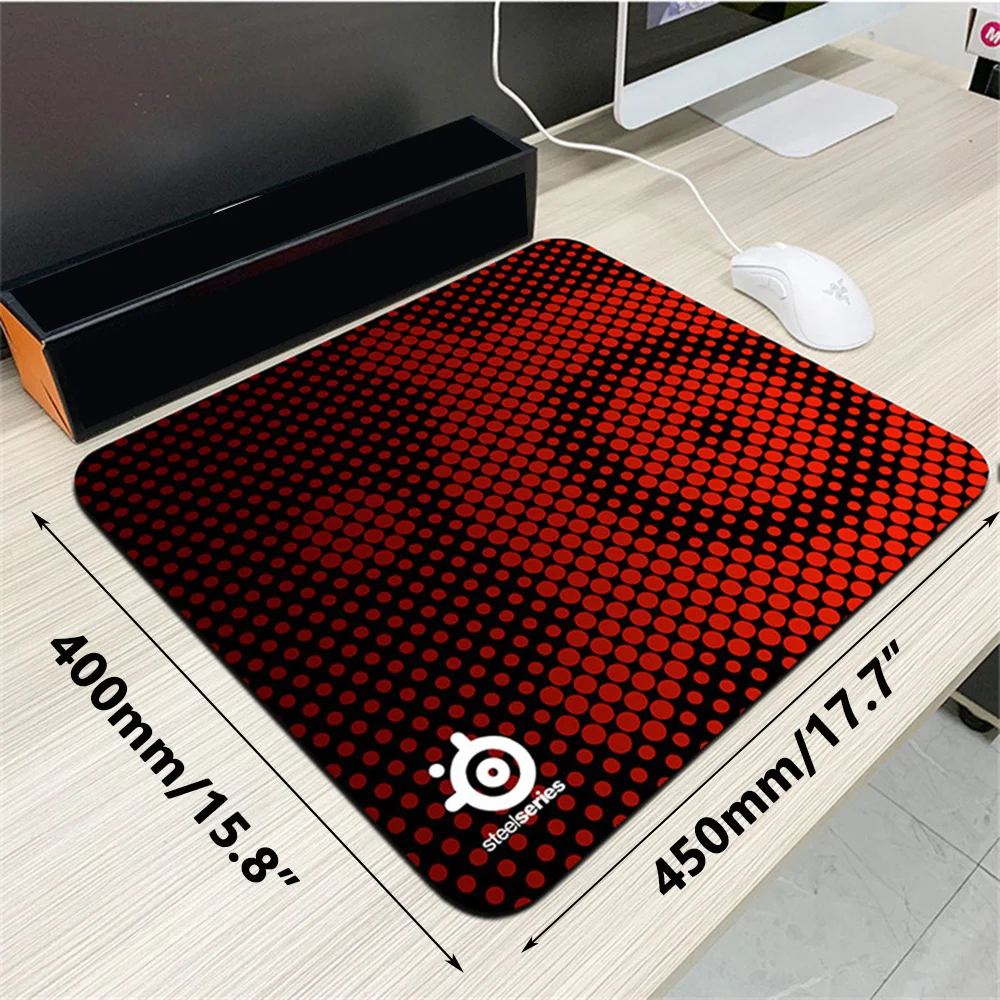 Large Gaming Mouse Pad - Premium 4mm Non-slip Rubber Base with Smooth Surface for Precision Control (450x400mm)