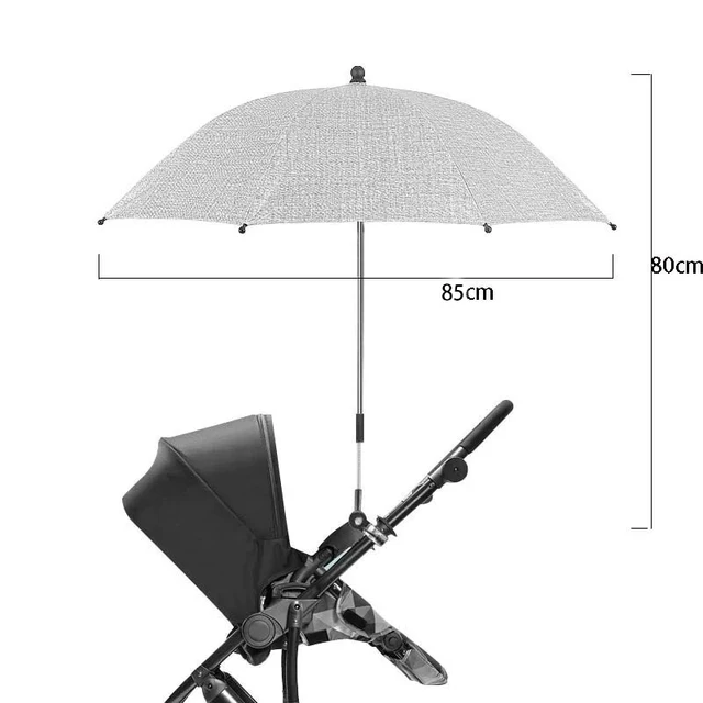 Parapluie pliant pour poussette de bébé, Protection solaire UV contre la  pluie, Parasol universel réglable à 360 degrés，parapluie poussette bébé -  AliExpress