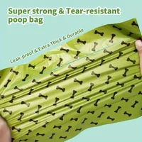 30/600 Pcs Dog Poop Bags for dog Large Cat Waste Bags Doggie Outdoor Home Clean Refill Garbage Bag Pet Supplies 15 Bags/ Roll 4