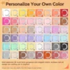 48 Colors Brown Pink Purple Glitter Shades Dipping Powder with Dip Liquid Set & Essential Manicure Tools for Nail Art Design 2