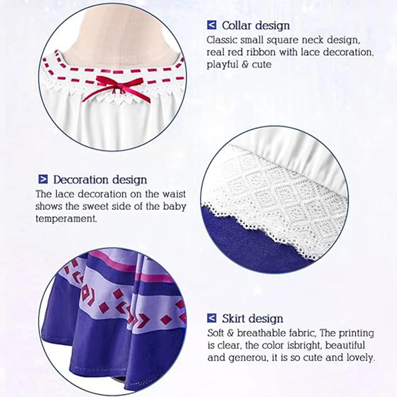 أزياء لويزا التنكرية للفتيات، فستان الأميرة الطويل...