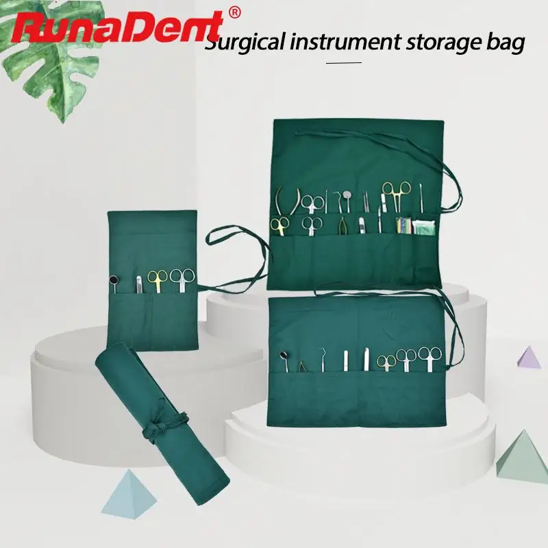 

Medical Instrument Bag Cloth Double-Layer Single Row Double Row Surgical Tool Sterilization Bag Storage Bag Disinfection Tool