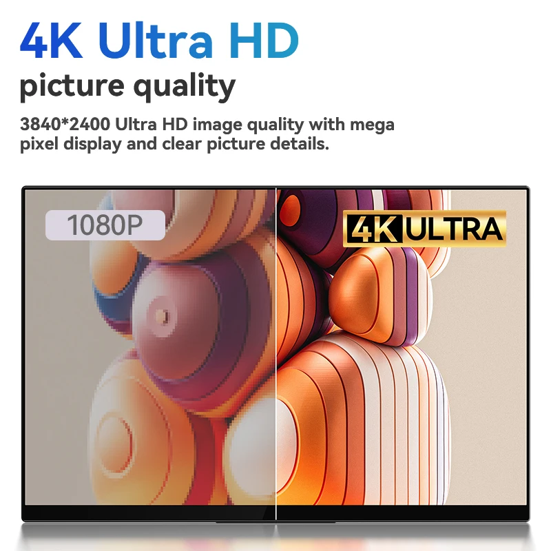 EHOMEWEI ۾ ޴  R-4K ø, 4K, 60Hz, 100% DCI-P3, 500nit