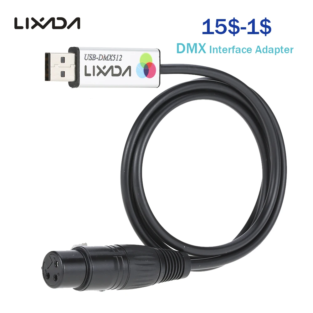 Cavo DOREMiDi da USB a DMX/RDM con indicatore anello magnetico Shield  adattatore USB 2.0 a piena velocità - AliExpress