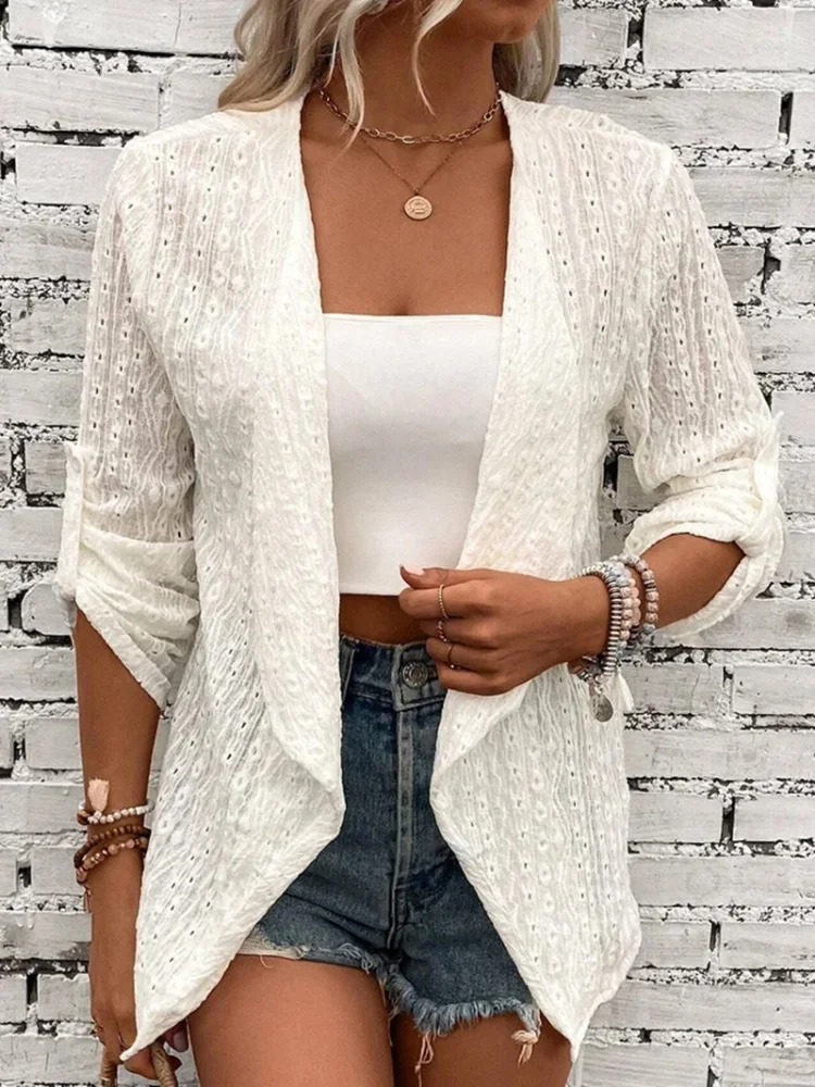 

Women's Fashion Cardigan Tops Autumn Winter Casual Loose Solid Color Button T-Shirt Coats Female