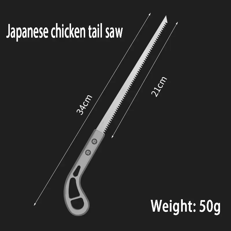 Detachable Chicken Tail Saw Garden Gardening Tree Felling Fast Cutting Labor-saving Wood Working Swallow
