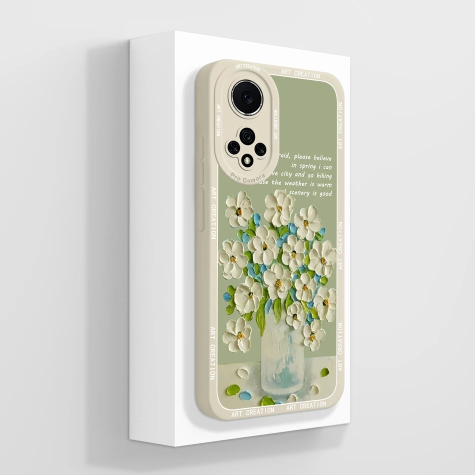 Cute Candy Painted Liquid Silicone Phone Case with Camera Protector