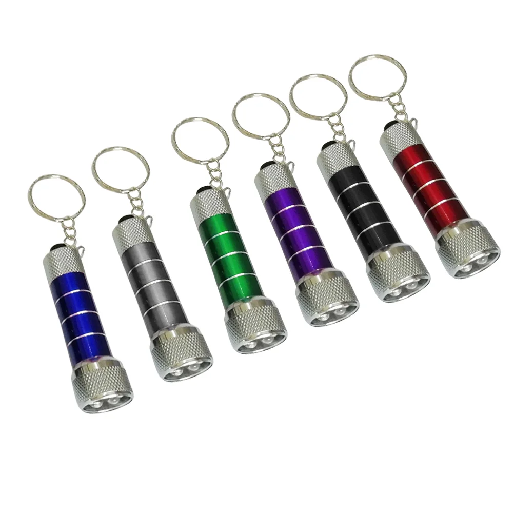 

10Pcs Flashlights Keychain 5- LED Superbright Keychain portable Flashlight Keyring for Camping, Travel, Party and Home