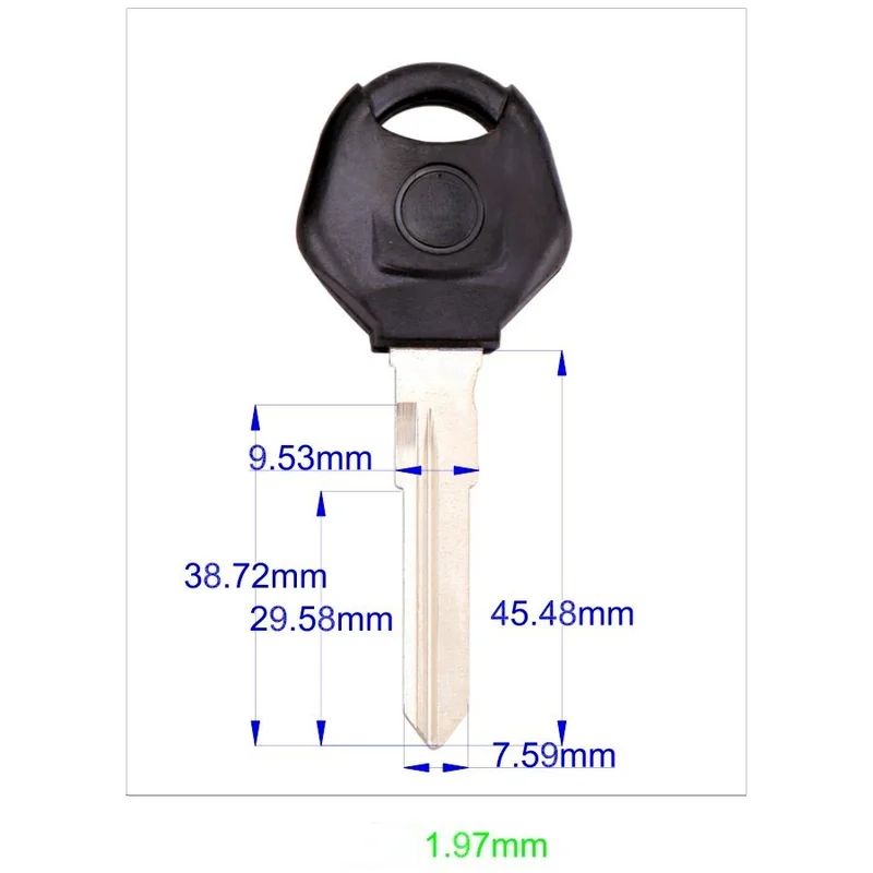 20PCS 47mm Motorcycle Uncut Blade Blank Key Embryo motorcycle keys motorcycle key accessories Fit for YAMAHA YZF XJR1300 FJR1300 MT09 MT07 XJ6 TMax FZ6 FZ8 R3 R1 R6