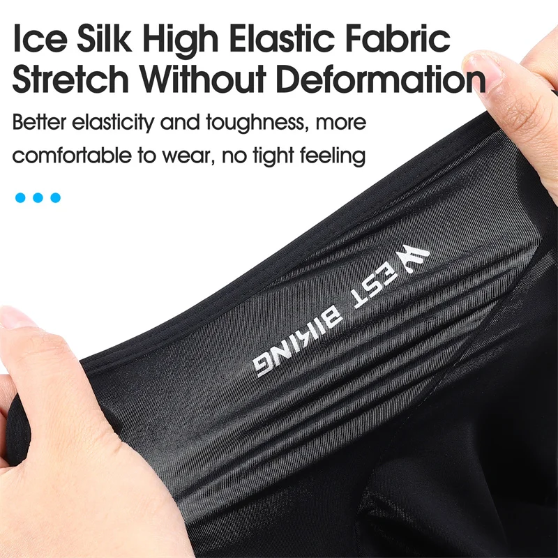 WEST BIKING Summer Cycling Ice Silk Balaclava Motorcycle Bicycle UV Protection Full Face Caps For Men Outdoor Hiking Sports