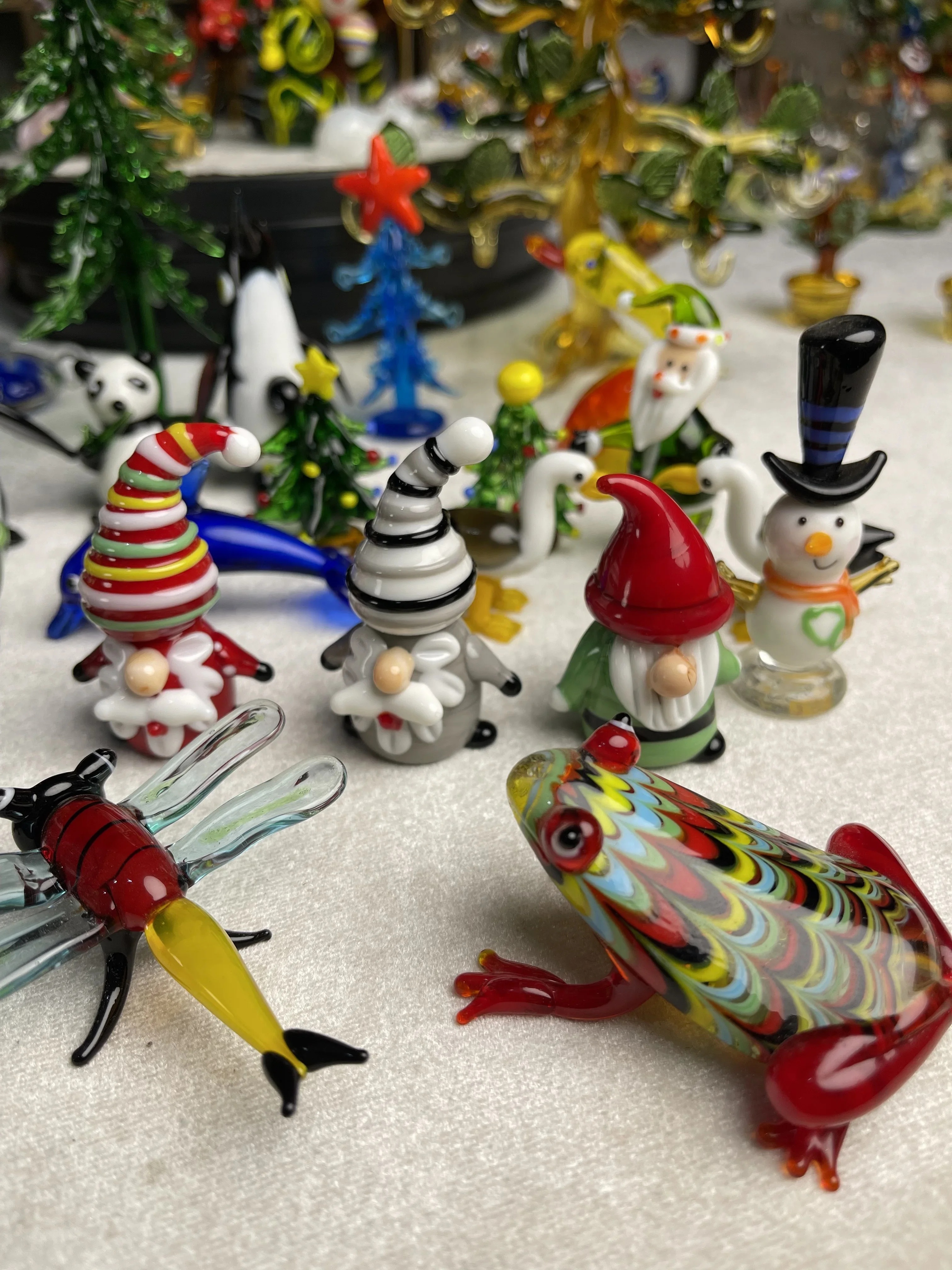 

Рождественский праздник креативный дом Снеговик Санта-Клаус мультфильм мини настольный подарок на день рождения украшение