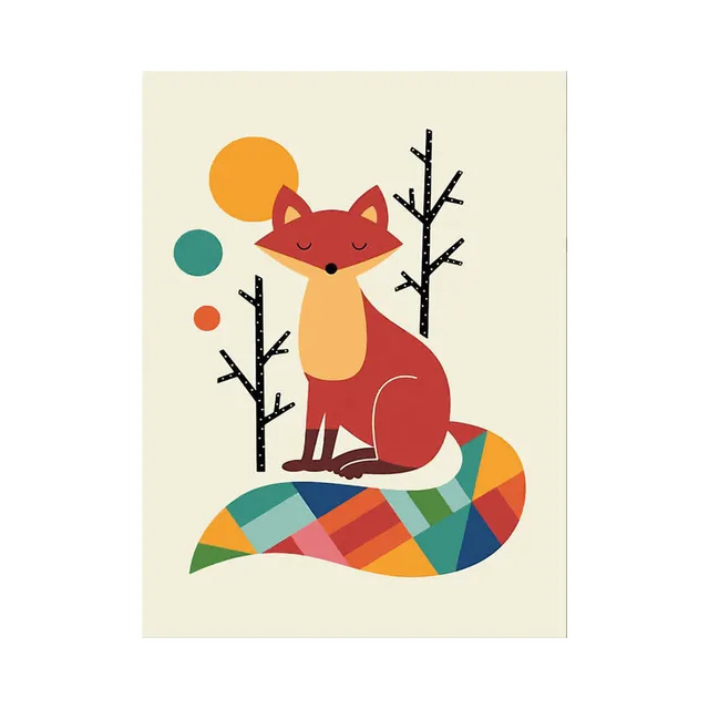 Fox Paint By Number Canvas Kit 6