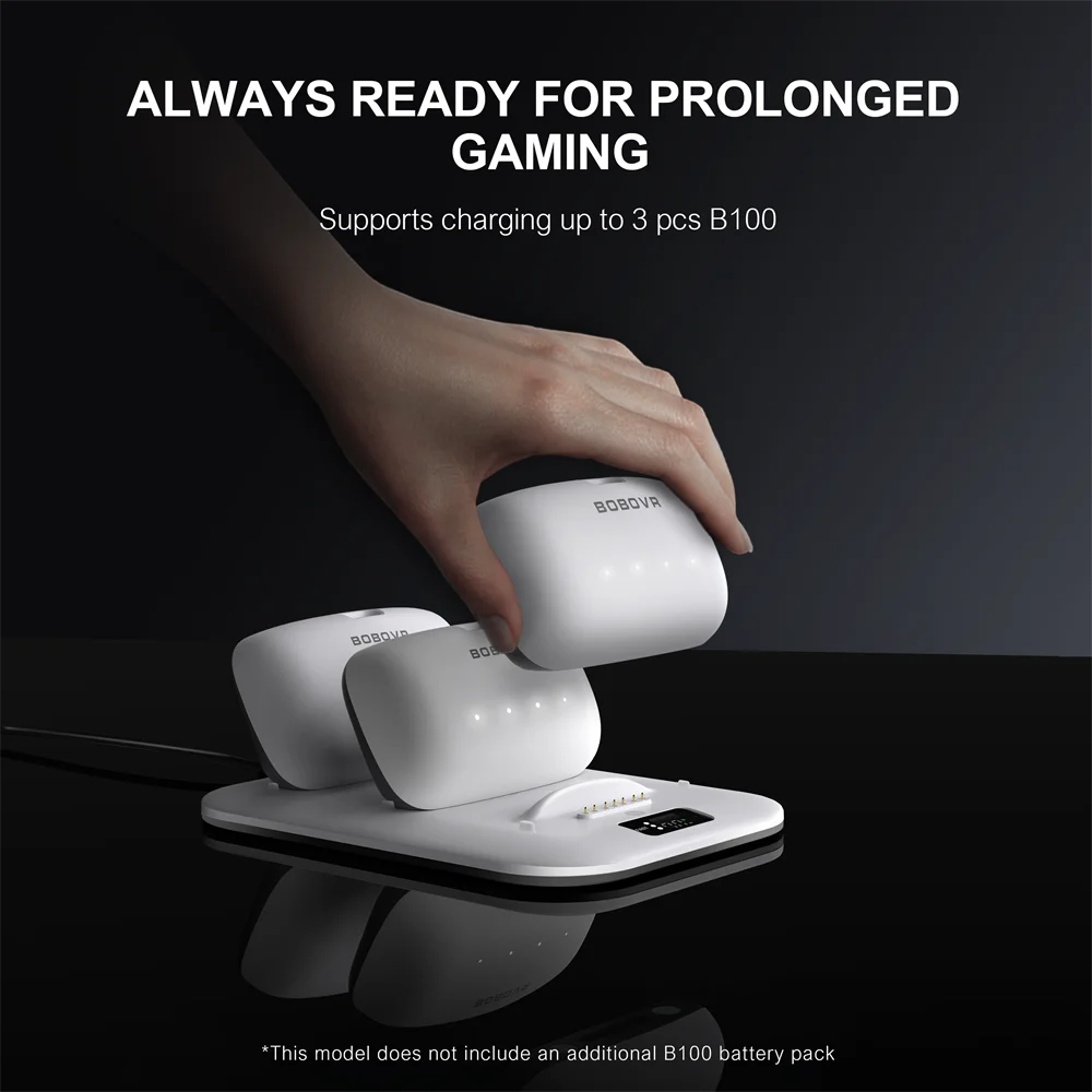 BOBOVR BD3 スーパー充電ドック、デジタルディスプレイ付き