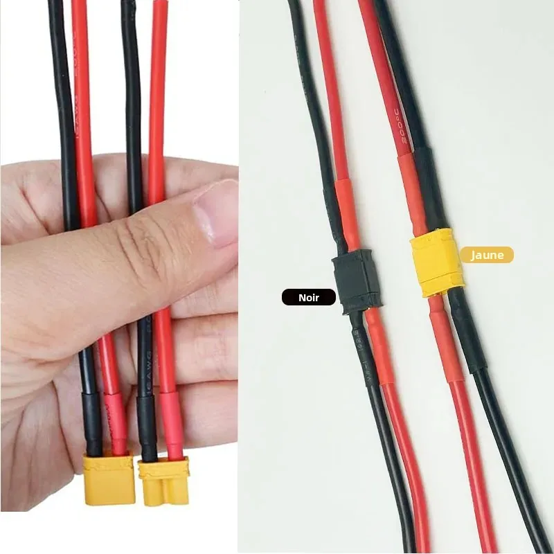 XT30U F Jaune 16/14AWG Silicone Fil Drone FPV 10-500cm Lot