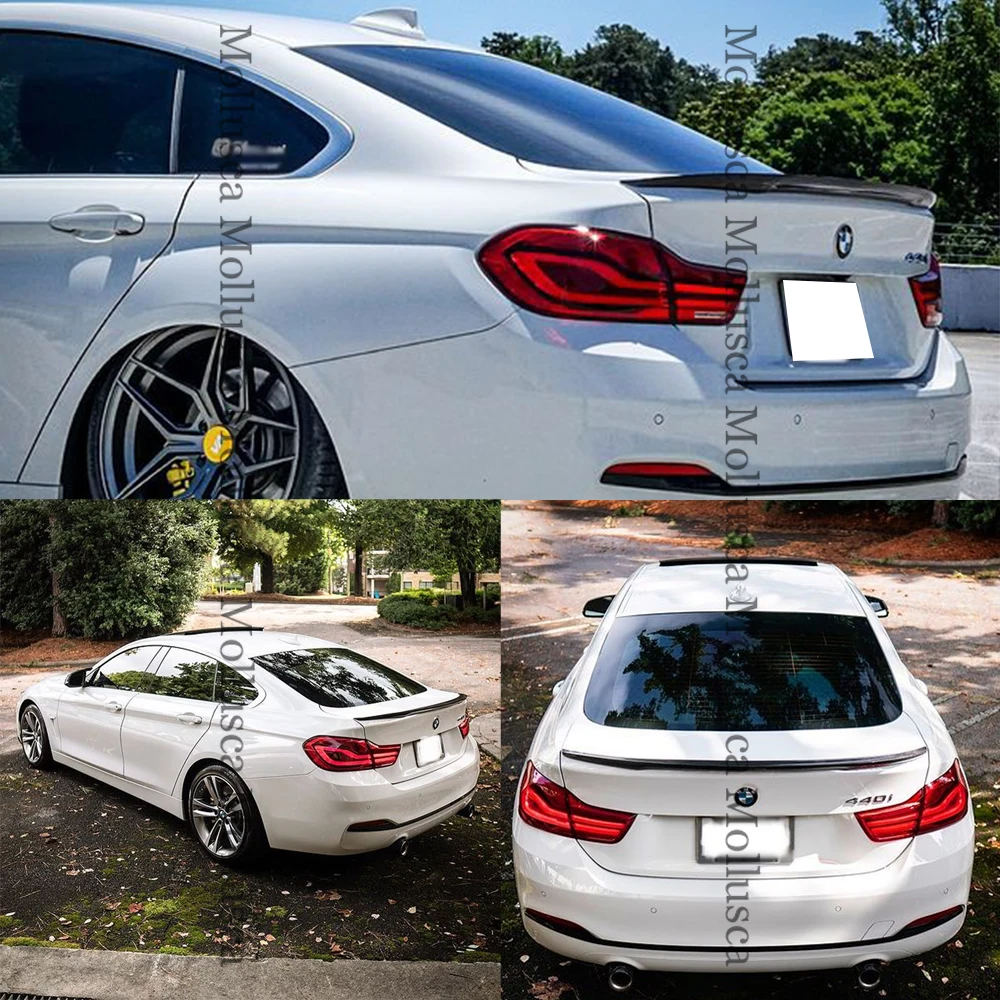 車用カーボンファイバーリアスポイラー,BMW 4シリーズ,f36,4ドア