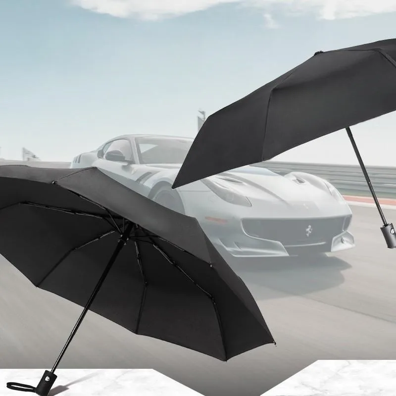 Fully Automatic Folding Three-fold Advertising Umbrella Suitable For BMW Audi Land Rover Luxury Car Business Gift Umbrella