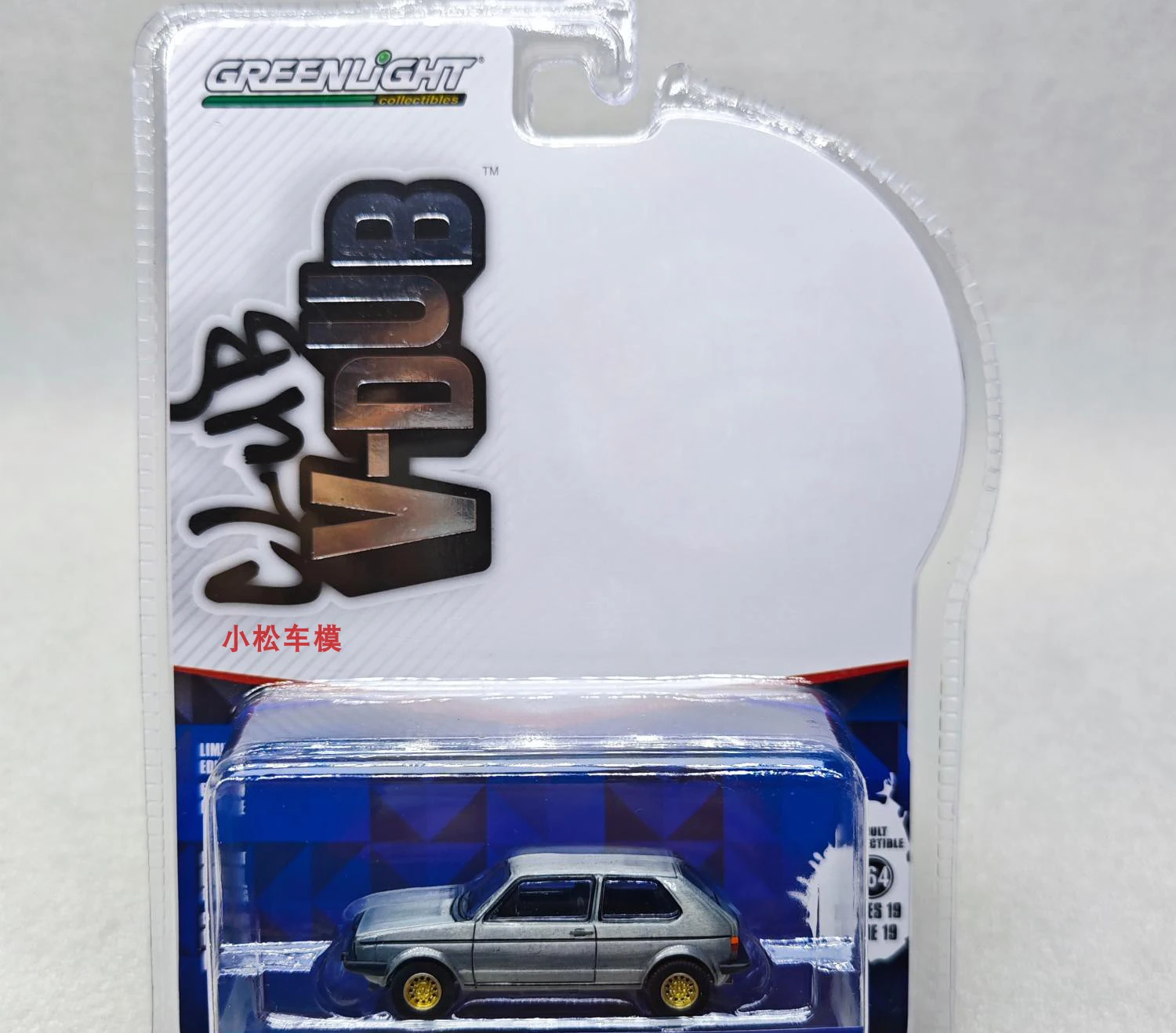 

Коллекция литой под давлением модели автомобиля GREENLIGHT 1:64 1982 GOLF GTI, декоративный подарок