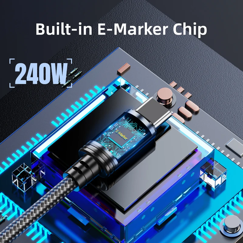 2개입 240W PD 케이블 USB C to USB C 케이블 고속 충전 어댑터 타입 C to C 케이블 전원 케이블 노트북 맥북 삼성 아이패드 드론용