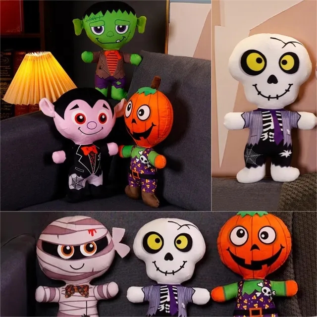 Halloween Pumpkin Bat Pillows 2