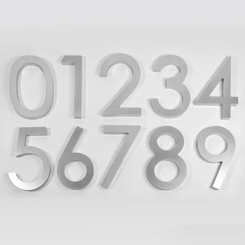 House number signs house numbers number plate door signs house wall plaques 12-15 CM House Number Outdoor 26 Letters #0-9 Home Outdoor Address Plate Plaque