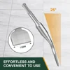 For 1 Pcs Rotary Hammer Drill Groove Flat Chisel Masonry Concrete Percussion Widening Drill Elbow (17x165x75 mm) 25°SDS PLUS 2
