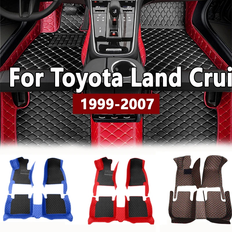 

Автомобильные коврики для Toyota, коврики для Toyota Land Cruiser, Rando-kurong, LandCruiser 1999 ~ 2007, 5 сидений, автомобильные коврики, роскошные коврики, автомобильные аксессуары