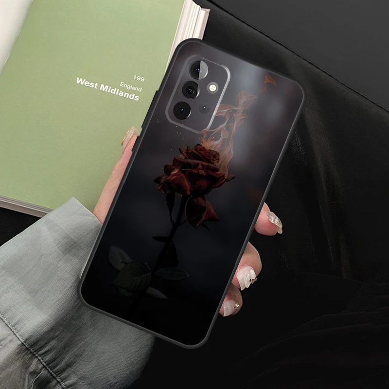 Elegant Red Rose Phone Case Cover