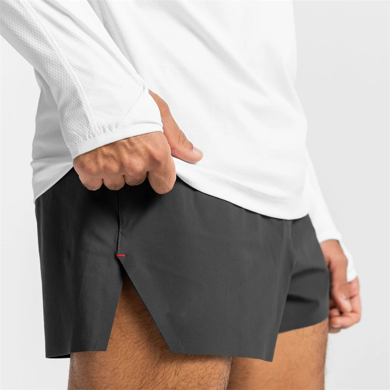 Summer thin quick drying men's shorts jogger running exercise pants casual loose three piece pants printed pocket casual pants