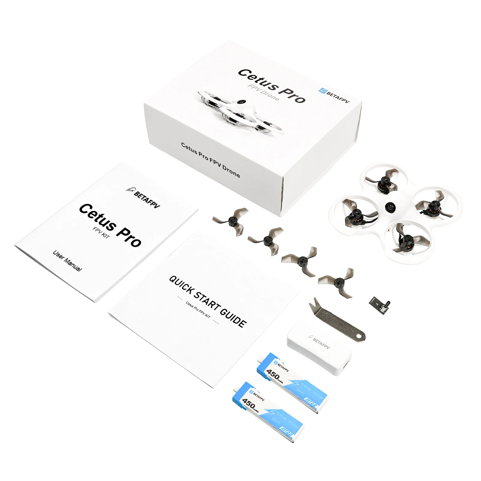 BETAFPV Cetus Pro Remote Drone VR02 Goggles 5.8G Transmitter for Frsky Quadcopter Brushless FPV Kit/BN FRC Drones Outdoor Toy 6