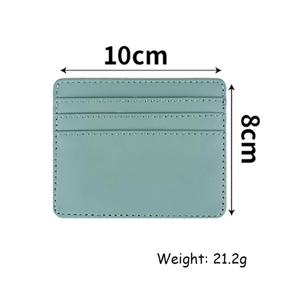 Wallet Card Holder Ultra-thin Leather Mini For Men And Women